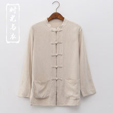 Unisex Cotton-Linen Tang Suit — Traditional Chinese Style