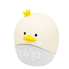 Cute Animal Alarm Clock — Cartoon Clock with Light