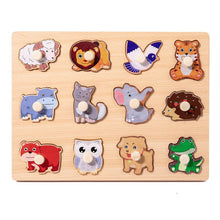 Wooden Shape-Matching Puzzle — Early Learning Blocks