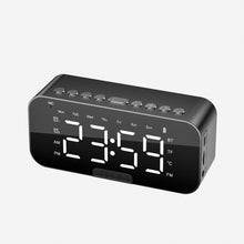 AI Voice Bluetooth Speaker Clock — Dual Alarm Smart Audio