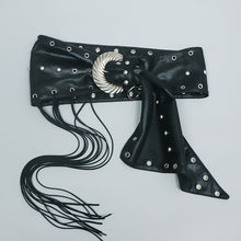 Women's Faux Leather Layered Waist Belt — Decorative Accessory