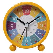 Kids' Cartoon Quartz Alarm Clock — Silent Luminous Desktop Clock