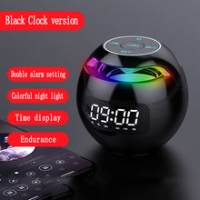 Ball-Shaped Alarm Clock Speaker — Mini Bluetooth Subwoofer