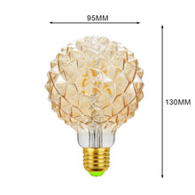 Pineapple-Shaped LED Filament Bulb — Retro Decorative Light