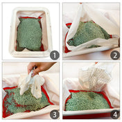 Cat Litter Tray Liners Reusable Kitten Hygienic Litter Box Scoop Liners Hands Free Elastic Cats Sifting Feces Filter