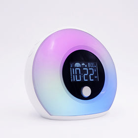 Bluetooth Night Light Alarm Clock New Creative Night Light Atmosphere Light Wake-up Light Desk Clock Clock Alarm Clock