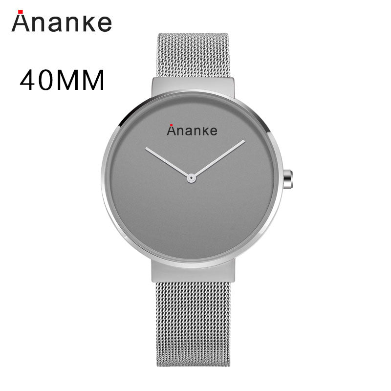 Hot Models Couple Watches A Pair Of Fashionable And Simple Brand-name Watches Women's Mesh Strap Watches Men's Watch