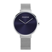 Hot Models Couple Watches A Pair Of Fashionable And Simple Brand-name Watches Women's Mesh Strap Watches Men's Watch