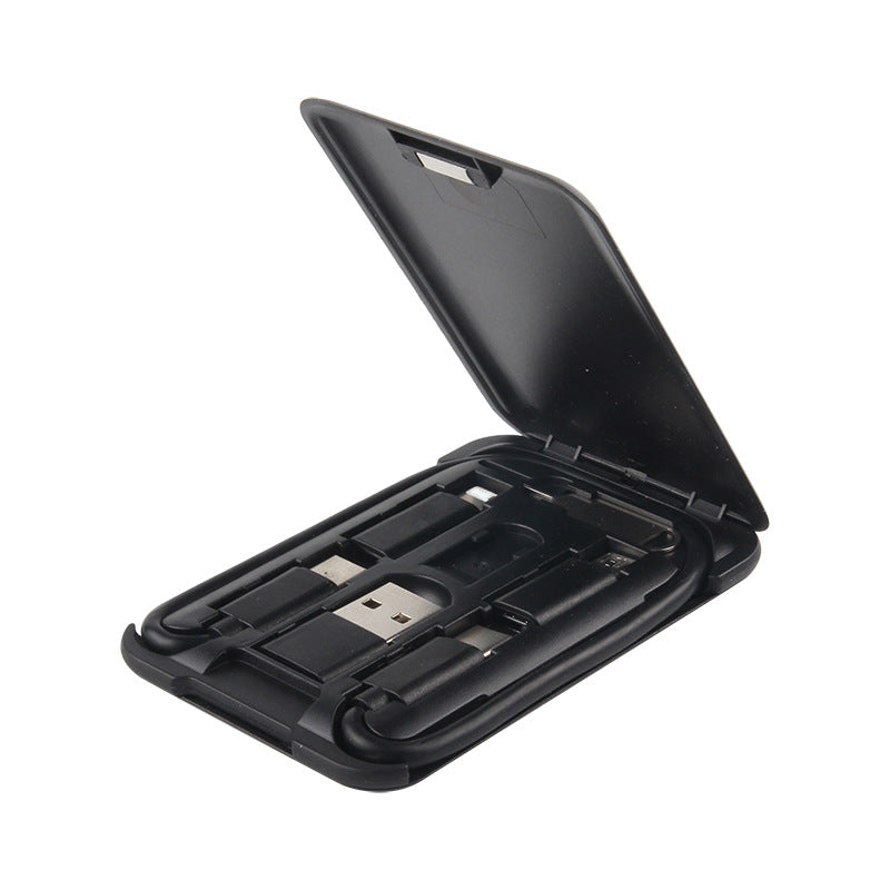 Multifunctional Travel Survival Card All-in-One Data Cable
