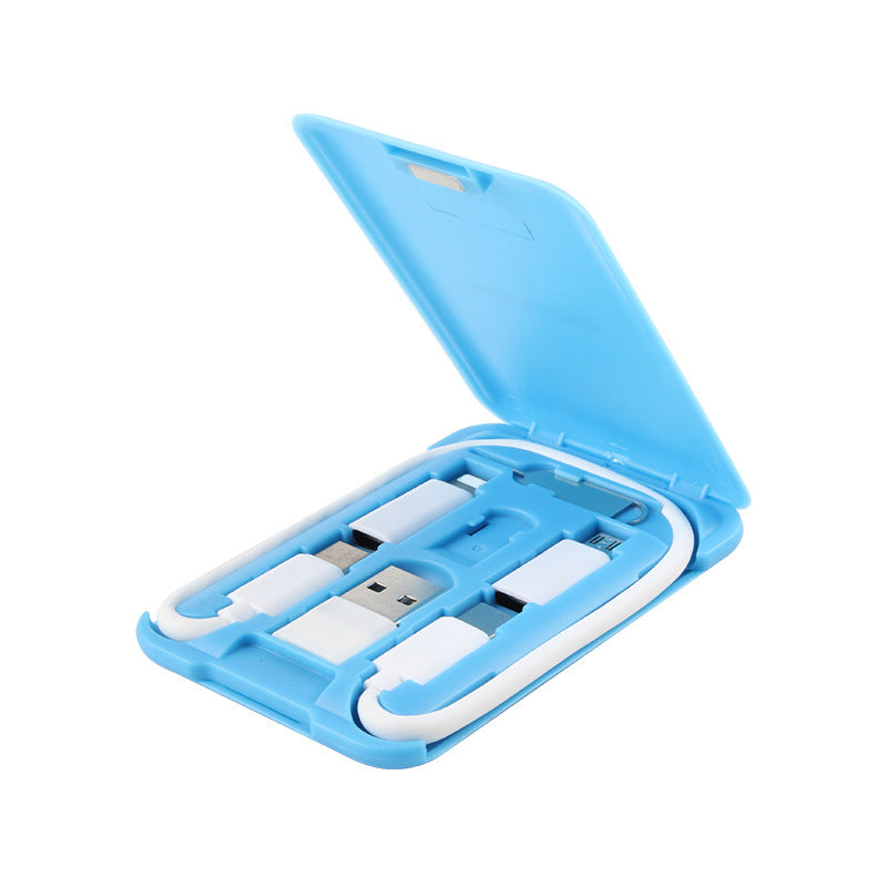 Multifunctional Travel Survival Card All-in-One Data Cable