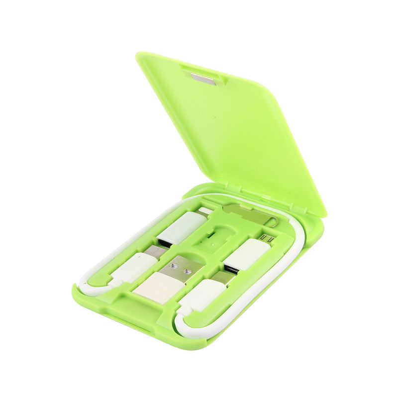Multifunctional Travel Survival Card All-in-One Data Cable