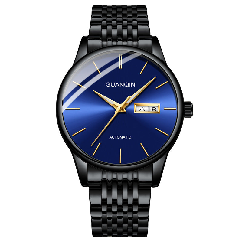 Crown watch watches men's mechanical watches, full automatic steel watch, men's waterproof day