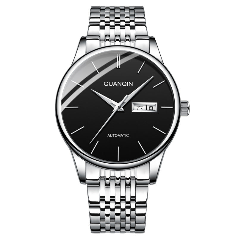Crown watch watches men's mechanical watches, full automatic steel watch, men's waterproof day