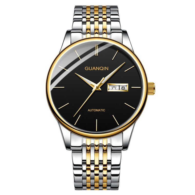 Crown watch watches men's mechanical watches, full automatic steel watch, men's waterproof day