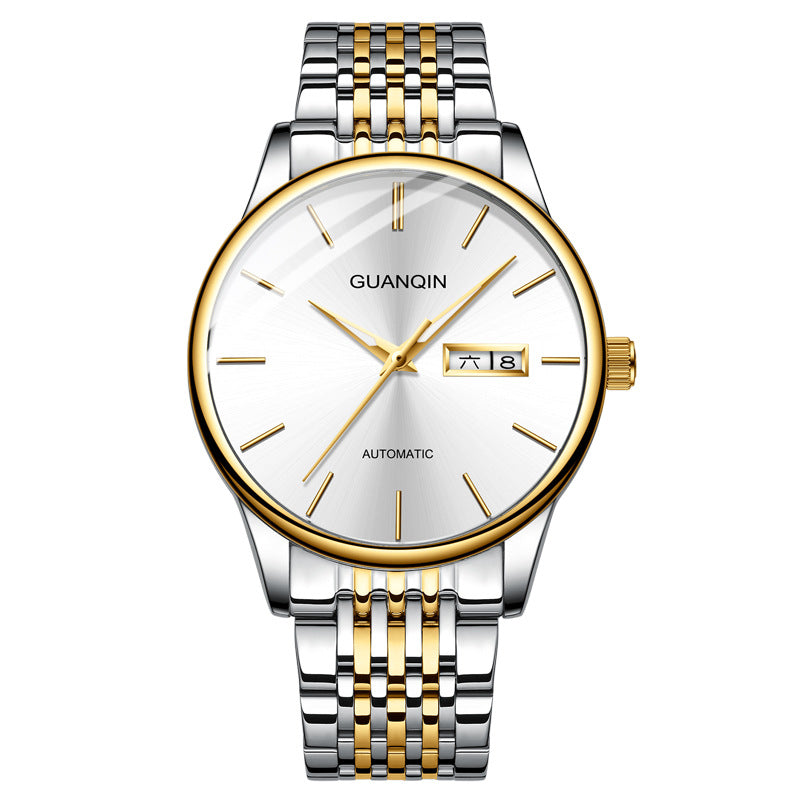Crown watch watches men's mechanical watches, full automatic steel watch, men's waterproof day