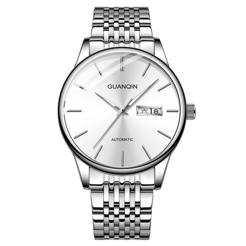 Crown watch watches men's mechanical watches, full automatic steel watch, men's waterproof day