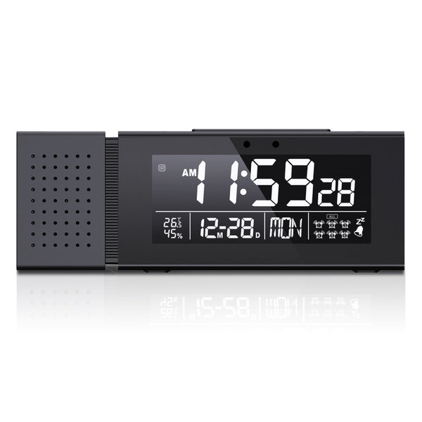 Digital Alarm Clock with Night Light — Motion-Sensor Radio Clock