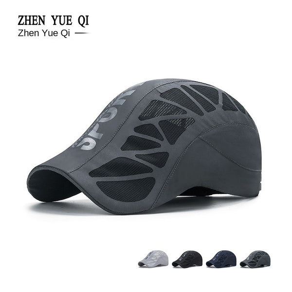 Men's Breathable Mesh Cap — Quick-Dry Outdoor Sun Hat