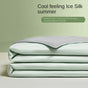 Cooling Summer Quilt — Antibacterial Ice Silk Blanket