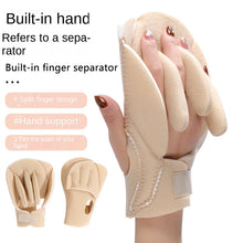 New Built-In Finger Separator, Pressure-Relieving Palm Pad, Foam Cushion, Finger Support Pad, Fatigue-Relieving Hand Protection Pad