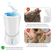Dog Electric Foot Scrubber Dog Paw Cat Cleaner Wipe-free Automatic Foot Scrubber Electric Pet Foot Scrubber