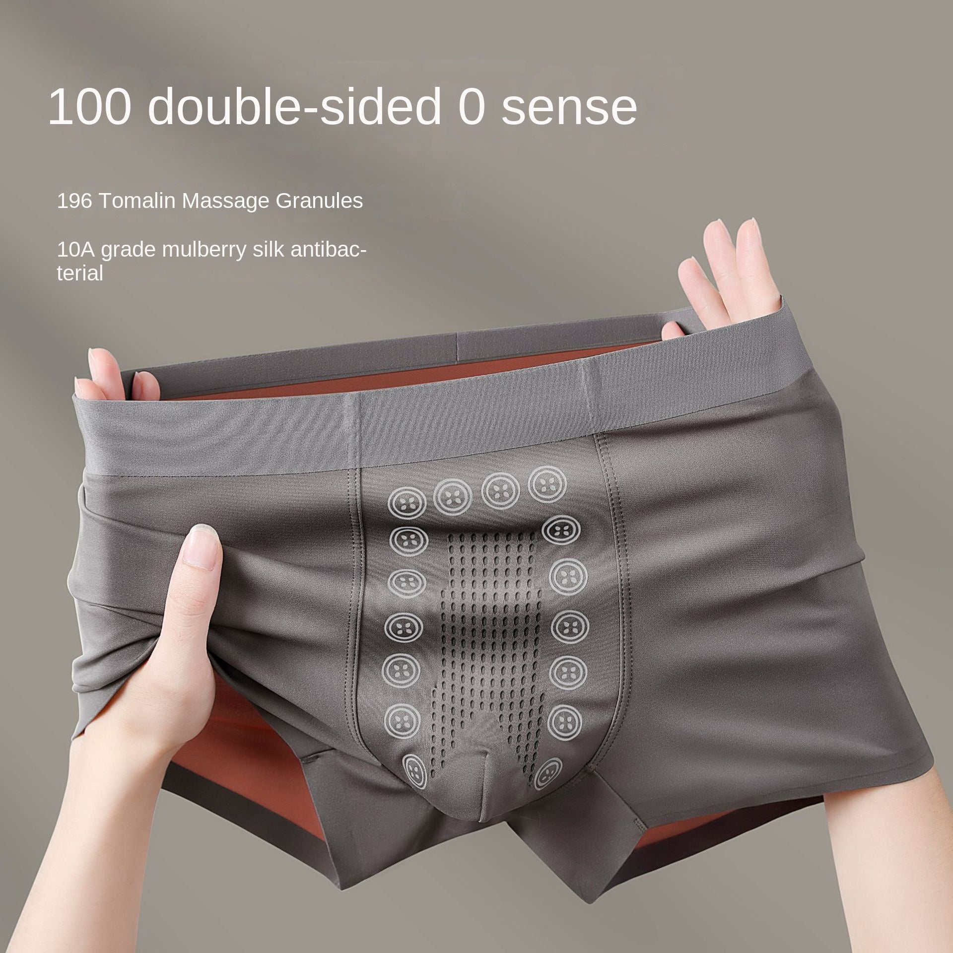 100 Count Double-Sided Men's Underwear, Breathable, Quick-Drying, Traceless, Invisible, Antibacterial, Summer Thin Men's Boxer Briefs