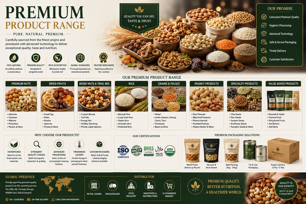 Premium product range