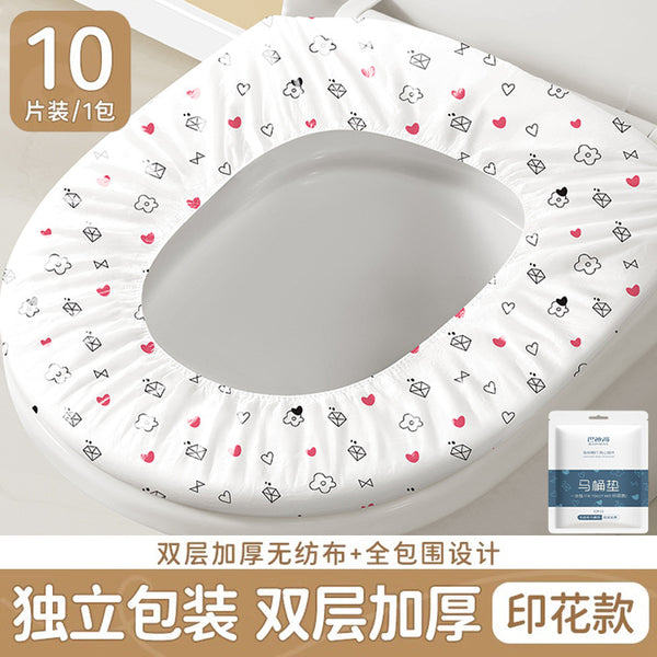Disposable Toilet Seat Cover — Waterproof Travel Cushion