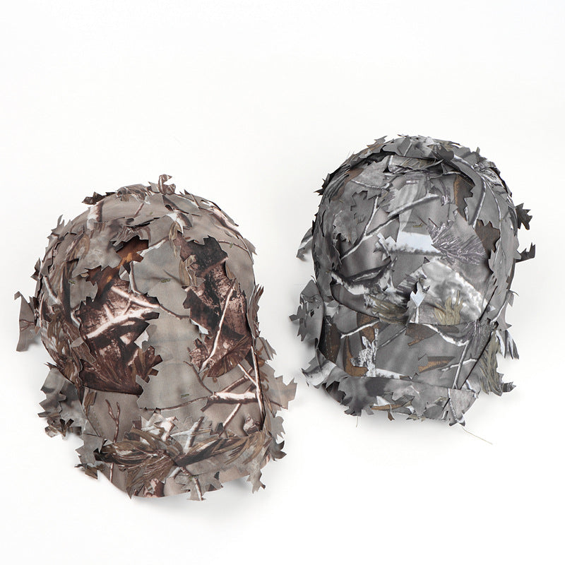 Baseball Cap American Field Training Leaf Bionic Camouflage Peaked Cap Jungle Camouflage Curved Brim Soft Top Sun Hat