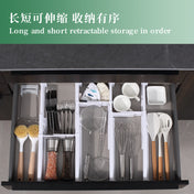 Drawer Partition Telescopic Drawer Partition Clothing Cupboard Classification Sorting Drawer Baffle Divider Factory Direct Supply