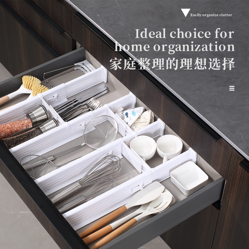 Telescopic Drawer Divider — Adjustable Closet Organizer