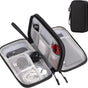 Waterproof Cable Organizer Box — Double-Layer Travel Storage