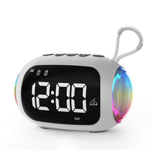 LED Bluetooth Speaker Clock — Rechargeable Radio Alarm