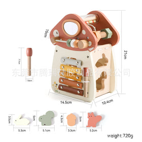 Children's Puzzle Mushroom Five-in-One Toy