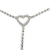 New Full Rhinestone Love Shape Rhinestone Waist Chain Ladies Temperament Fashion Super Flash Crystal Body Chain