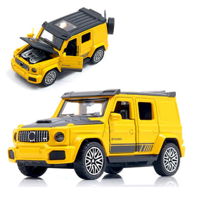 Bulk Simulation Alloy Car Model Off-road Vehicle Decoration Four-door Car Children's Toy Boy Gift
