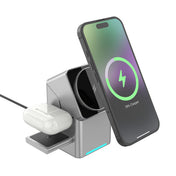Rotating Rubik's Cube Three-In-One Magnetic Wireless Charger Is Suitable For Fast Charging 15W For Apple And Samsung Mobile Phones And Watches