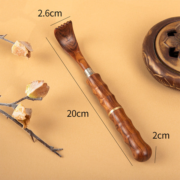 Extendable Wooden Back Scratcher — Multi-Function Tool