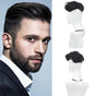 Men's Synthetic Hair Topper — Clip-In Volumizing Piece
