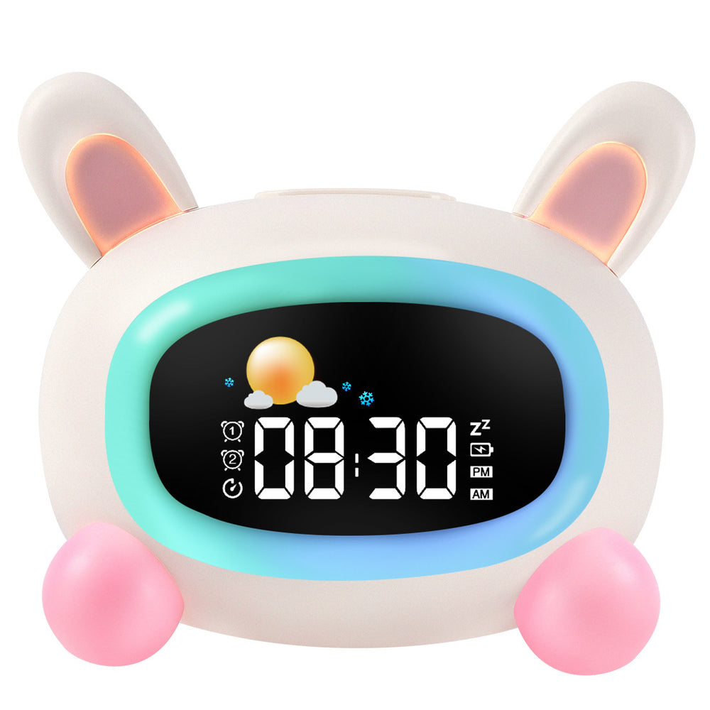 Rabbit Sleep Training Clock — Kids' White Noise Night Light