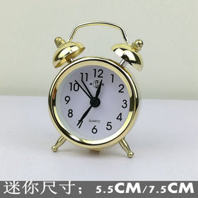 Sound Horseshoe Watch Mechanical Old-Fashioned Wind-Up Retro Nostalgic Metal Movement Creative Alarm Clock