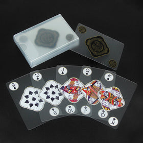 Playing Cards Transparent Pvc Plastic Frosted Playing Cards Wholesale Export Poker White Pvc