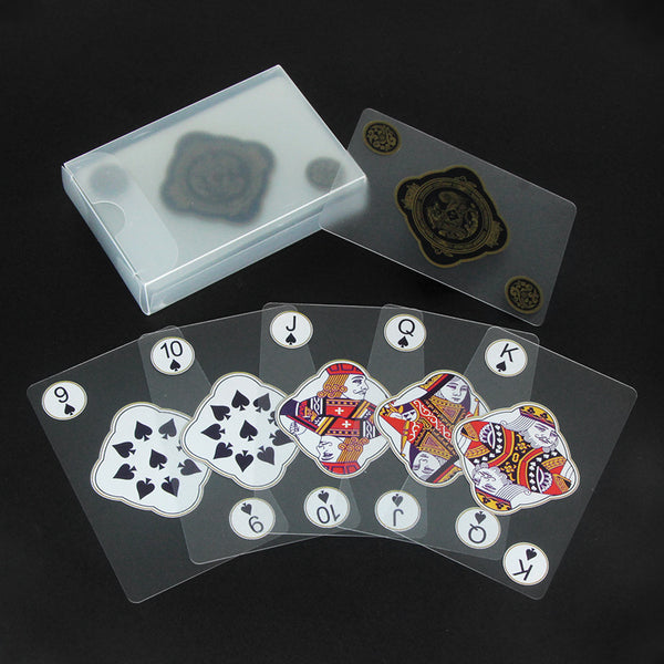 Frosted PVC Playing Cards — Transparent Poker Deck