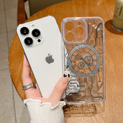 Trendy Laser Engraving Mechanical iPhone Case for iPhone 11, 11 pro, 12