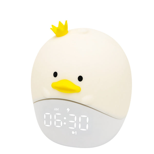 Cute Animal Alarm Clock — Cartoon Clock with Light