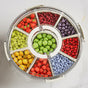 9-Compartment Rotating Spice Box — Sealed Kitchen Storage Tray