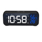 Voice-Control Mirror Alarm Clock — LED Music Bedside Clock
