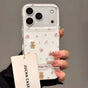 Floral Bear iPhone Case — Cute Cartoon Hard Cover