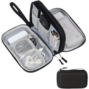 Custom Electronic Storage Bag Travel Cable Organizer Electronic Accessories Carrying Case Waterproof Double Layer Digital Pouch