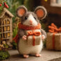 Wool Felt Ornament — Handcrafted Decorative Piece